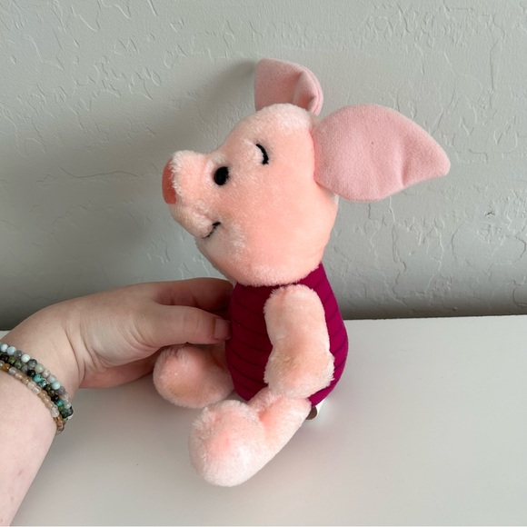 Winnie the Pooh Piglet Disney Plush | Stuffed Animal | Piglet Kid’s Toy - Picture 4 of 9